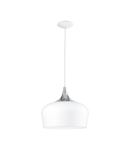 Lampa suspendata OBREGON alb, chrome 220-240V,50/60Hz IP20