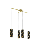 Lampa suspendata PINTO NERO 1 gold-coloured 220-240V,50/60Hz