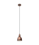 Lampa suspendata PRIDDY 1 copper-coloured antique 220-240V,50/60Hz IP20