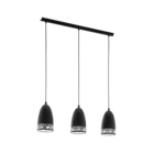 Lampa suspendata SAVIGNANO negru, alb 220-240V,50/60Hz