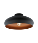 Lampa tavan MOGANO negru, copper 220-240V,50/60Hz IP20