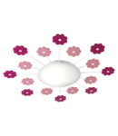 Lampa tavan/perete VIKI 1 pink 220-240V,50/60Hz IP20