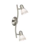 spot DAKAR 1 satin nickel 220-240V,50/60Hz IP20