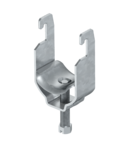Clamp clip, single, metal pressure trough FT | Type 2056U M 28 FT