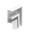 Flat angle, falling, trunking height 70 mm | Type GS-DFF70170LGR