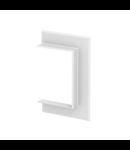 Aluminium wall cover, open, 90130 | Type G-AWAO90130LGR