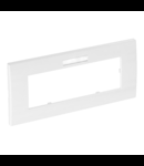 Placa ornamet- AR45, triple, with labelling panel for horizontal device installation | Type AR45-BF3 SWGR