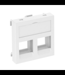 Data technology support, 1 module, straight outlet, type C, without dust protection slider | Type DTG-02C SWGR1