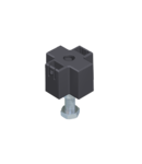 Height adjustment unit for lid butt support, trunking height 40-70 mm | Type NE DSU2 4030