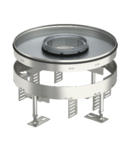 Height-adjustable heavy-duty cassette for tube body RKFRSL, nominal size R7, stainless steel | Type RKFR2 7 SL2V2 20