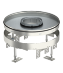 Height-adjustable heavy-duty cassette for tube body RKFRSL, nominal size R9, stainless steel | Type RKFR2 9 SL2V2 20