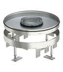 Height-adjustable heavy-duty cassette for tube body RKFRSL, nominal size R9, stainless steel | Type RKFR2 9 SL2V2 20