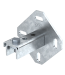 Wall, floor and ceiling bracket with 3 holes | Type WBDHE 41 G