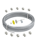 Foundation earthing set 50m with FT cable and earthing fixed point | Type FUER50