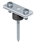 Spacer clip for flat conductor, with wood screw and spacer | Type 370 H