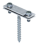 Spacer clip for flat conductor, with wood screw | Type 708 30 HG