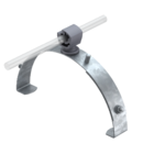 Roof conductor holder for ridge tiles, 180−240 mm, Rd 8−10, FT 8 mm | Type 132 N-DK