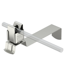 Roof conductor holder for tiled roofs, angled, flexible, Rd 8, Aluminium | Type 157 FX-AL