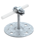 Roof conductor holder, suitable for bonding straight to flat roofs | Type 165 B 60