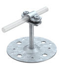 Roof conductor holder, suitable for bonding straight to flat roofs | Type 165 B 60