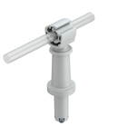 Roof conductor holder for tiled, slated and corrugated roofs, with cable bracket | Type 133 NB