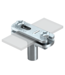 Cable bracket with crossbar FL, 30 mm mounting height galvanised | Type 168 FL30-M6