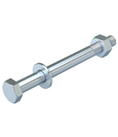 Hexagonal bolt with nut and washer | Type SKS 10x110 G