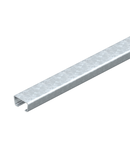 Anchor rail AM3518, slot 16.5 mm, unperforated | Type AML3518UP2000BK