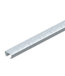 Anchor rail AM3518, slot 16.5 mm, BK, unperforated | Type AMS3518UP2000BK