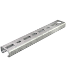 CM3015 profile rail, slot 16 mm, FT, perforated | Type CM3015P1000FT