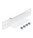 Reducing bracket and end closure plat 60 FSK, pure white | Type RWEB 620 FSK RW