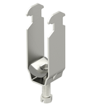 Clamp clip, double, metal pressure trough | Type 2056 M2 58 A2