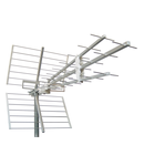 Antena DVB-T/UHF de exterior,F,Canal 21-60,Al