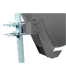 Antena satelit 100cm/95cm,Al,>40dB,sup.dubl.LNB incl.,antrac