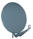 Antena satelit 85cm/80cm,Al,40dB,sup.dubl.LNB incl.,antracit