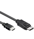 Cablu DisplayPort, DP20 tata - HDMI19, 2m