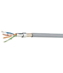 Cablu flexibil SF/UTP Cat.5 200MHz 4x2xAWG26 LS0H gri