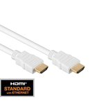 Cablu HDMI 1.4, 2x HDMI19 tip A tata, Aur, Alb, 10m