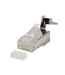 Conector RJ45 Cat6 ecranat pana la AWG23, 50 buc