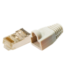 Conector tata RJ45 STP cat5E cu manson, 100 buc