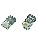 Conector tata RJ45 UTP 8P8C pentru cablu plat