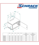 Dulap cablare structurata MONOBLOCK 19" 6U 600x400mm