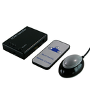 HDMI Switch with amplifier, 3-Port, Remote Control