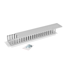 Organizator canal cablu 19' 2U, RAL7035