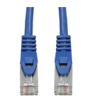 Patchcablu Cat.5 ecranat RJ45 albastru 0,5m