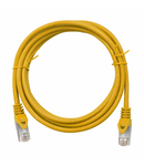 Patchcablu Cat.5 ecranat RJ45 galben 0,5m