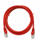 Patchcablu Cat.5 ecranat RJ45 rosu 0,5m