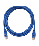 Patchcablu Cat.5 neecranat RJ45 albastru 0,5m