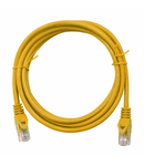 Patchcablu Cat.5 neecranat RJ45 galben 0,5m