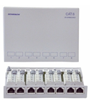 Patchpanel aplicat Cat.6 8xRJ45 ecranat